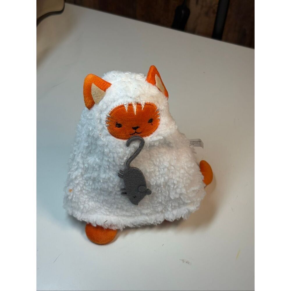 Halloween ghost kitty with mouse target bullseye nwot